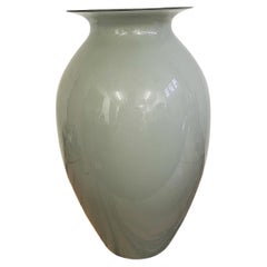 Große Vase aus farbigem Glas von Mazzega, 1980er Jahre