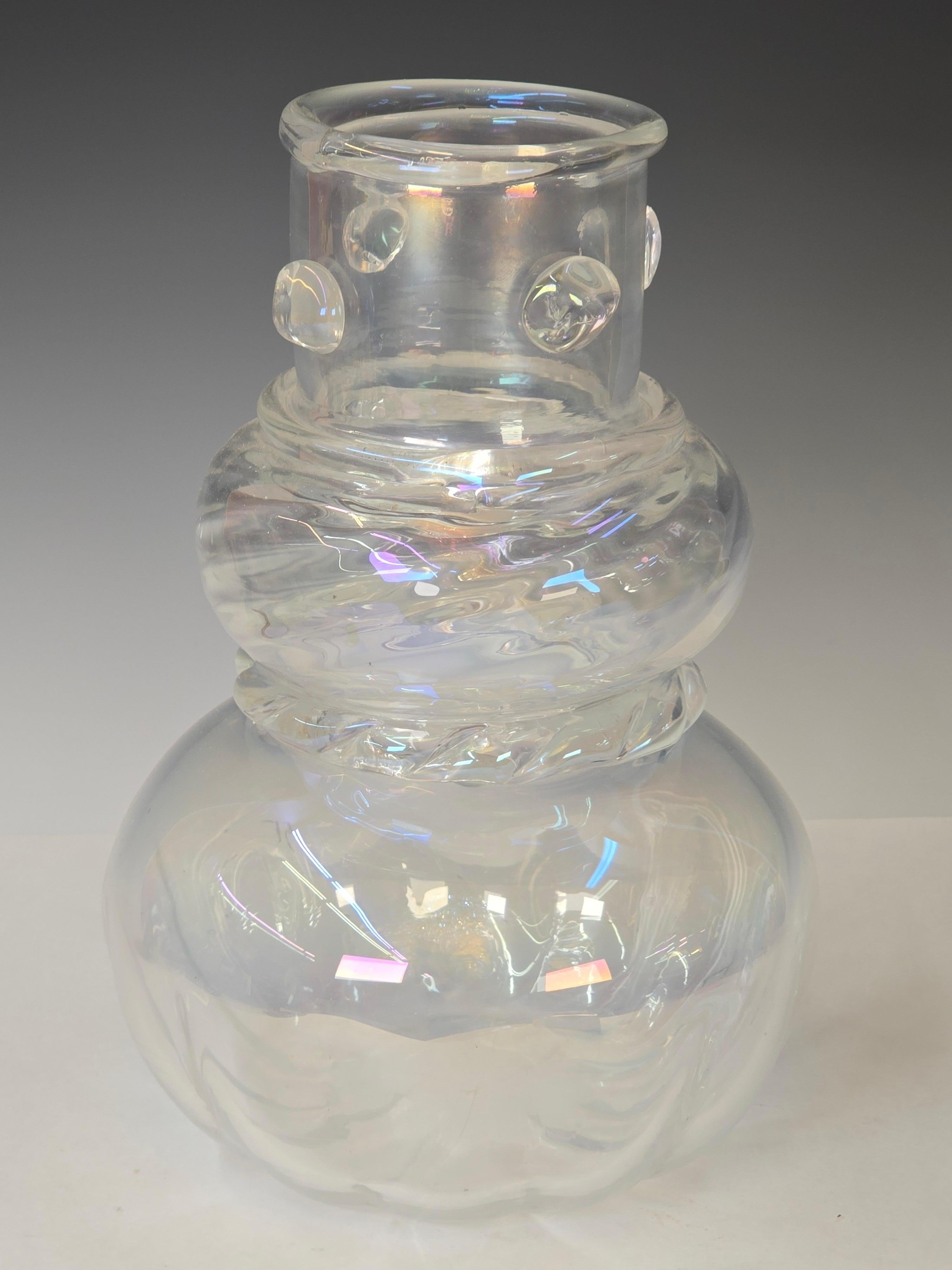 Italiano Vaso Iridato Grande di Salviati in vendita