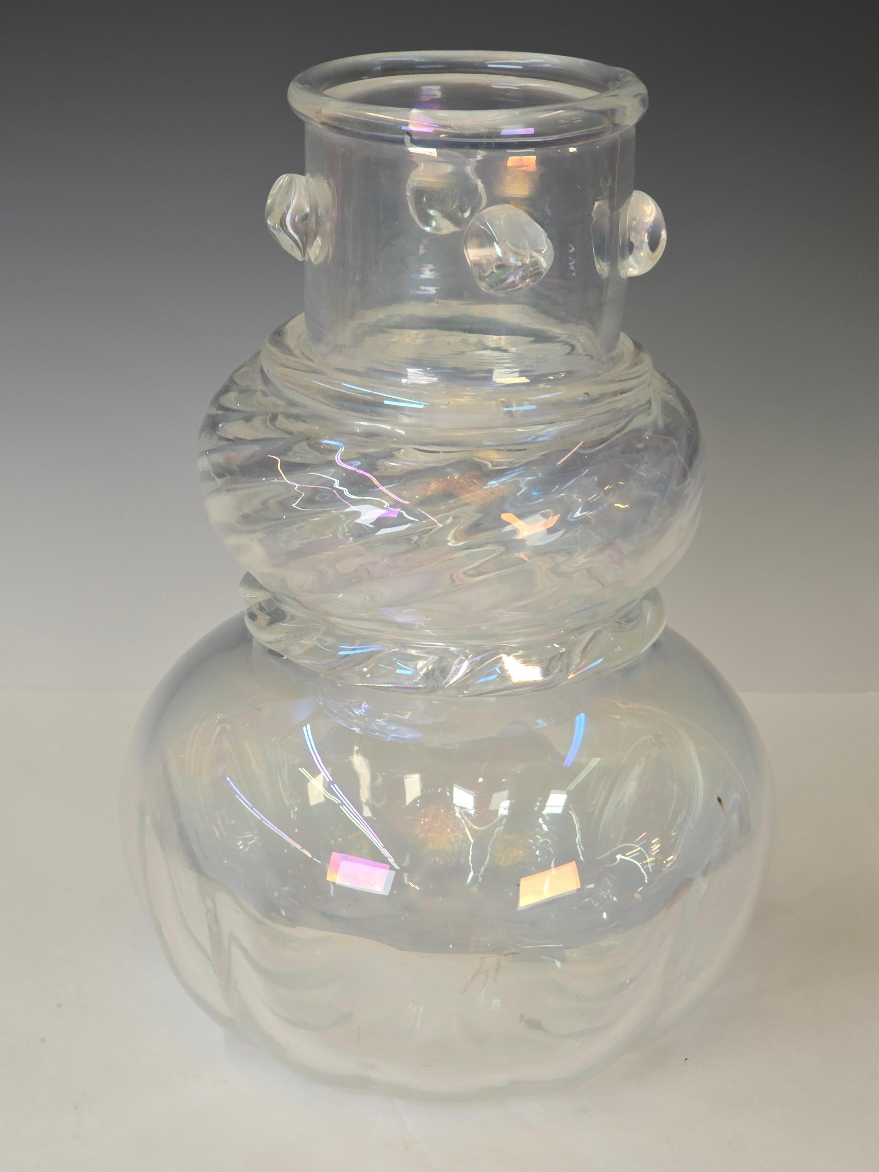 Vaso Iridato Grande di Salviati In condizioni buone in vendita a Kilmarnock, VA