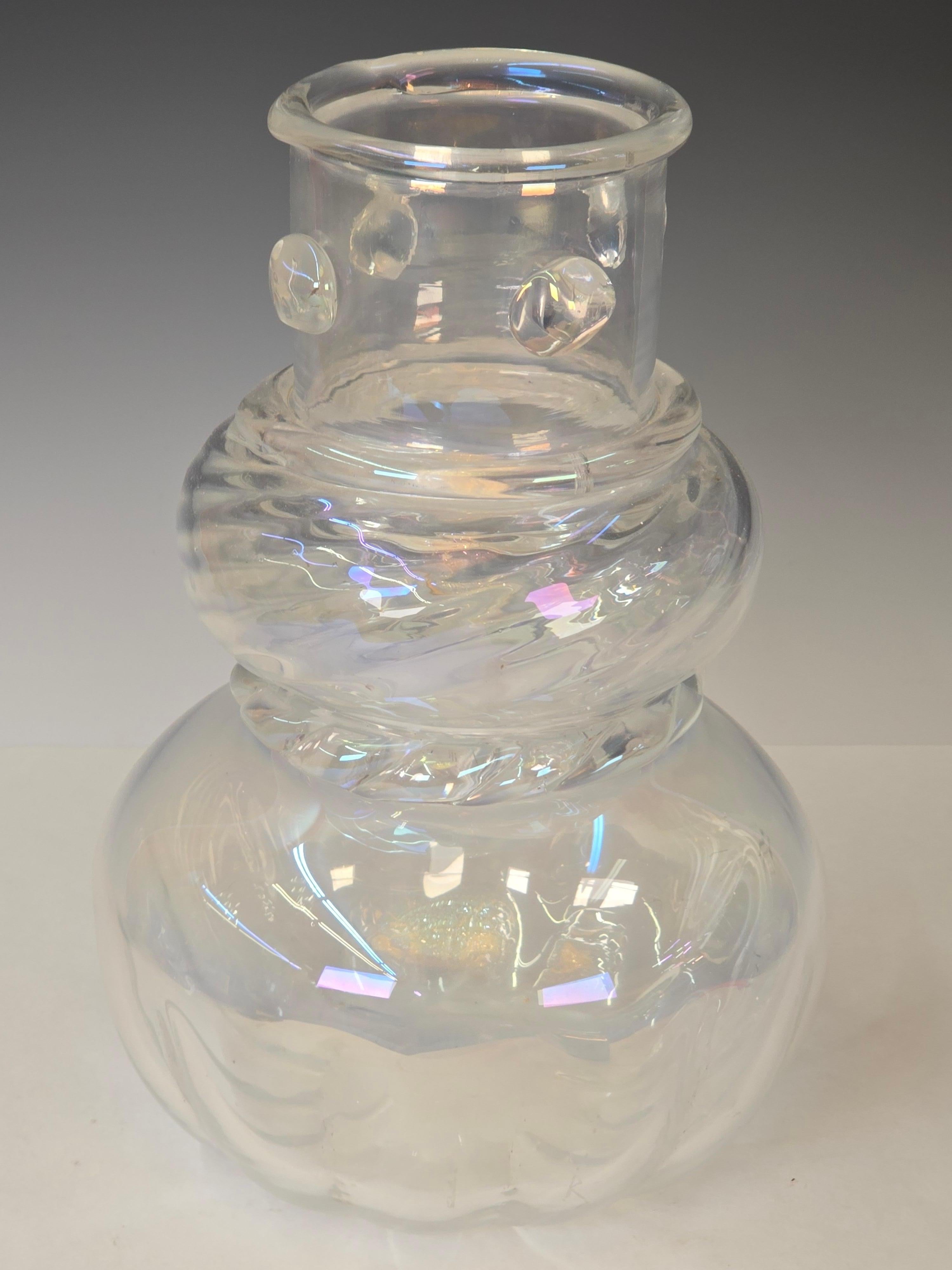 Fine XX secolo Vaso Iridato Grande di Salviati in vendita