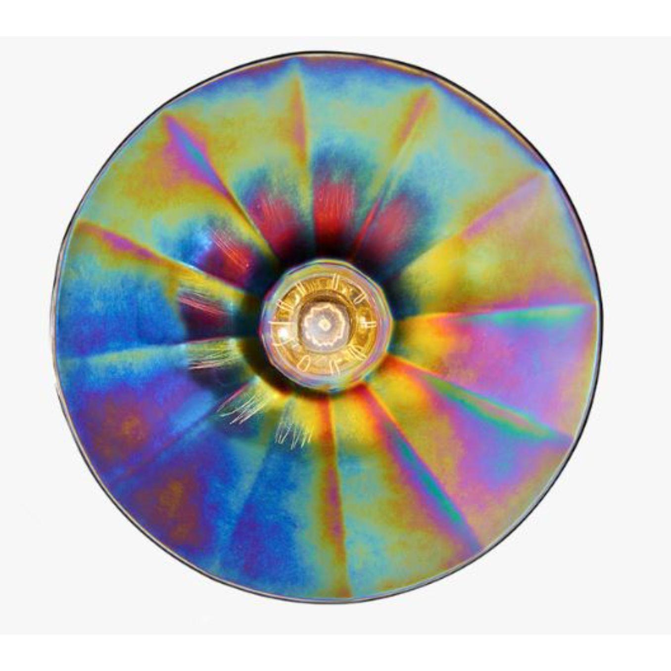 Francese Lampada da soffitto grande Iris Fractale di Radar in vendita