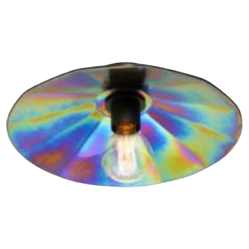 Large Iris Fractale Ceiling Lamp by Radar For Sale
