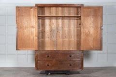 Large Irish Pine Housekeepers Cupboard/Armoire