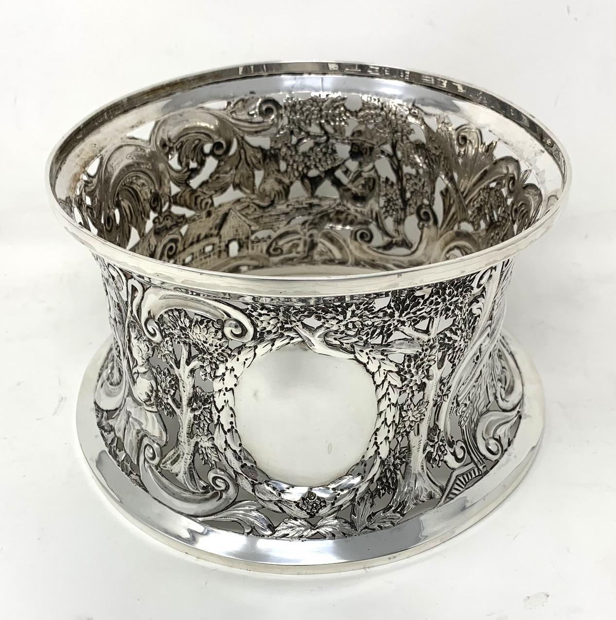 irish silver potato ring for sale