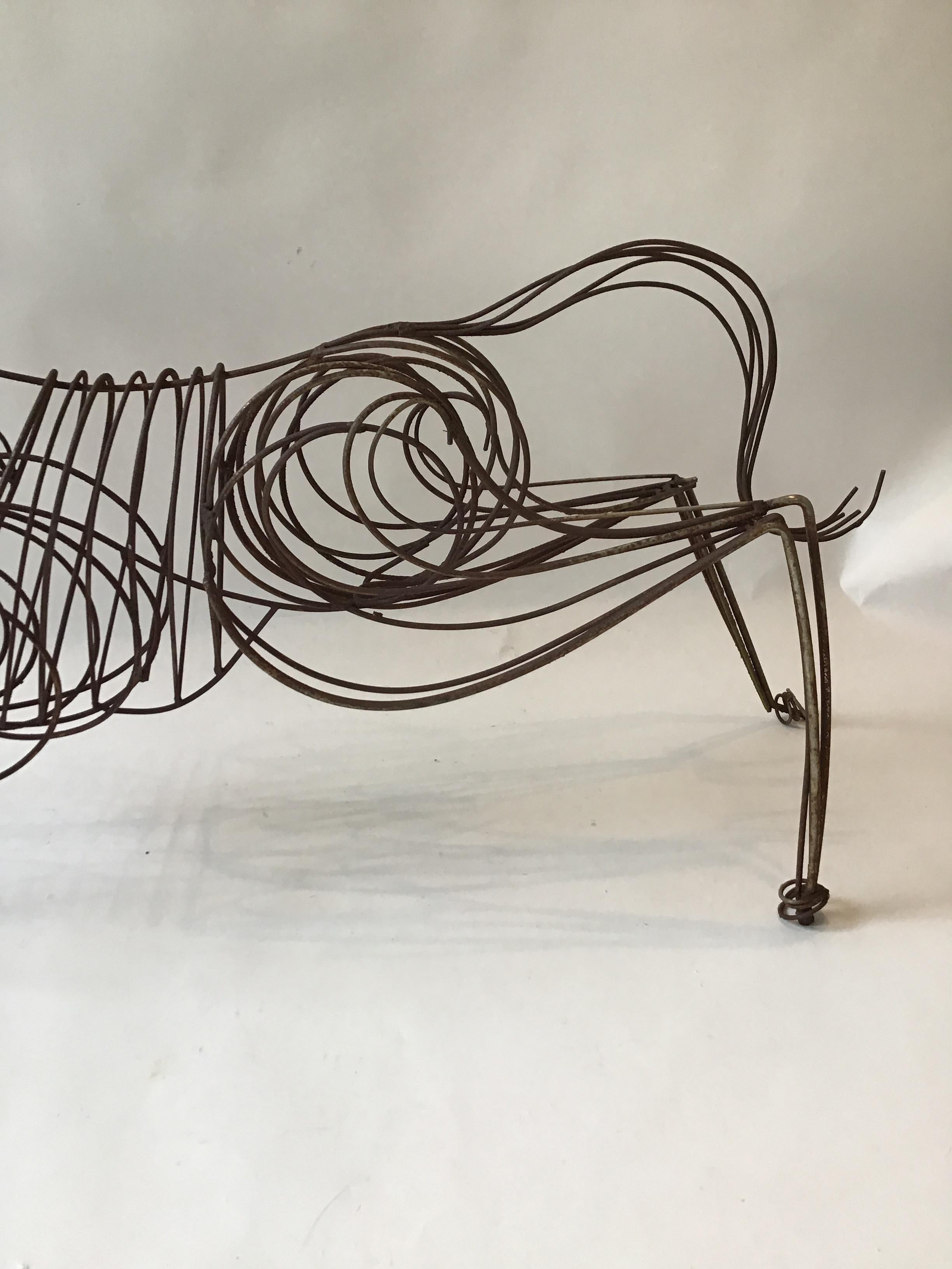 Large Iron Horse Sculpture 9