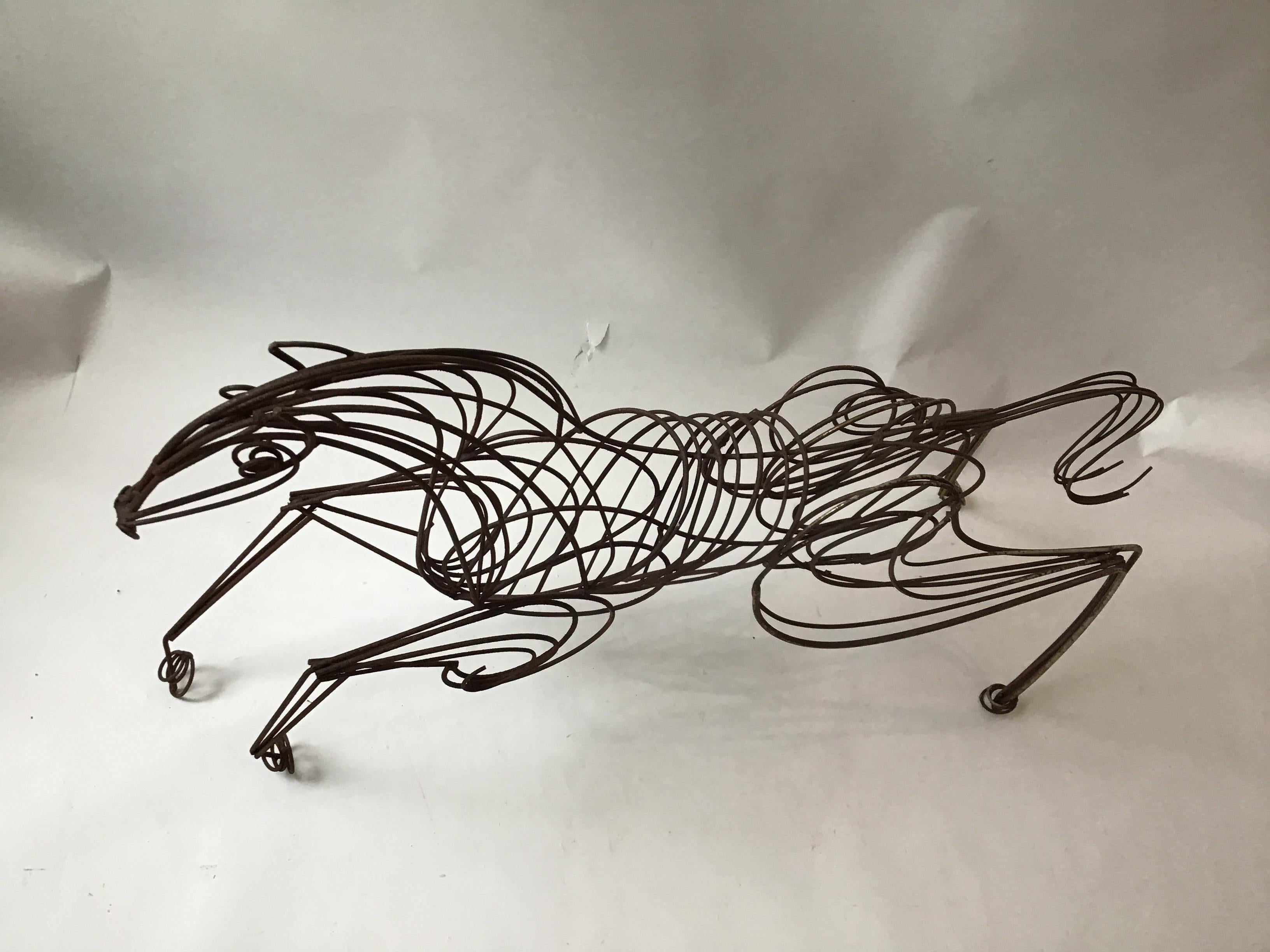 Large Iron Horse Sculpture 1