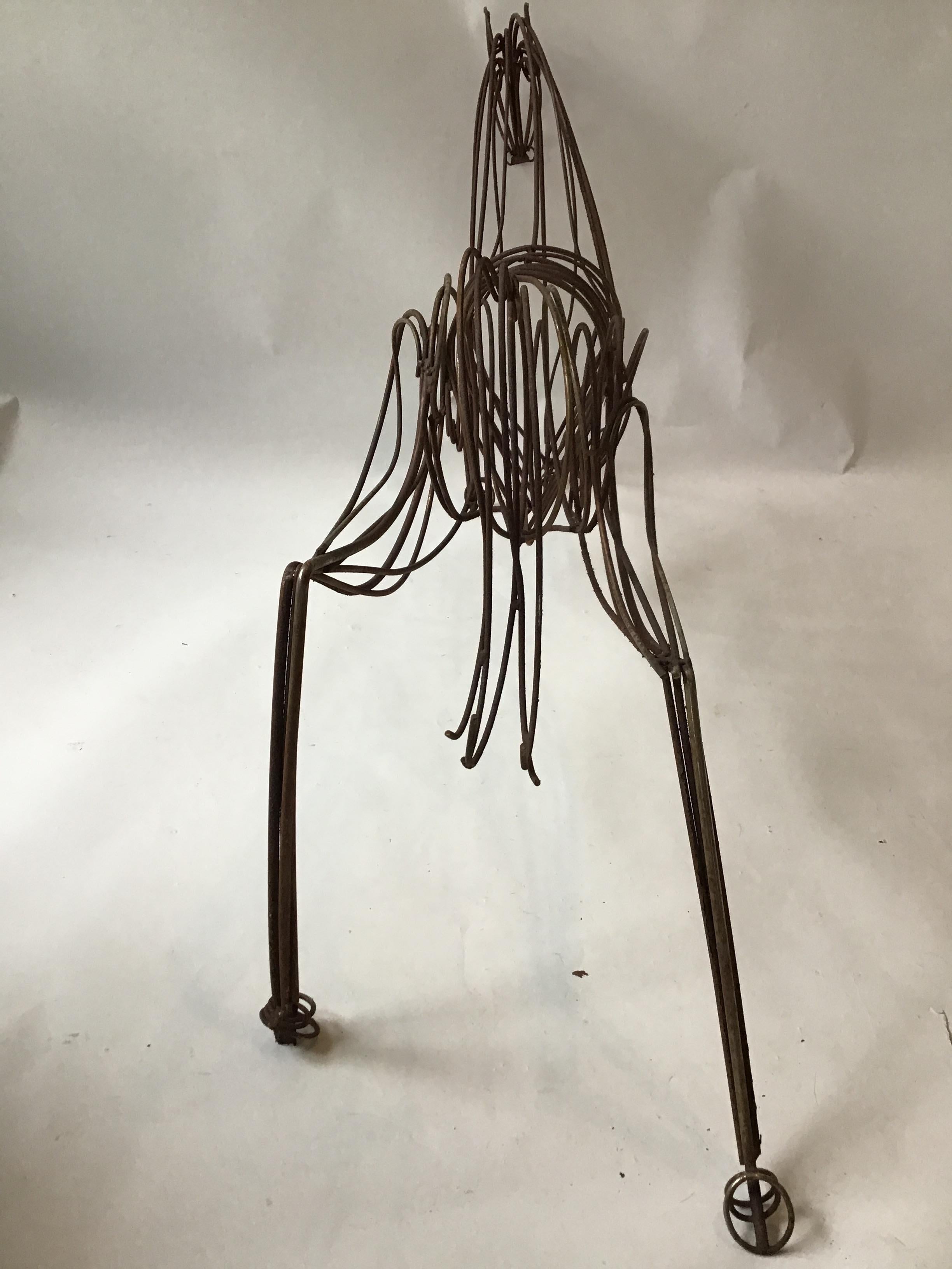 Large Iron Horse Sculpture 3