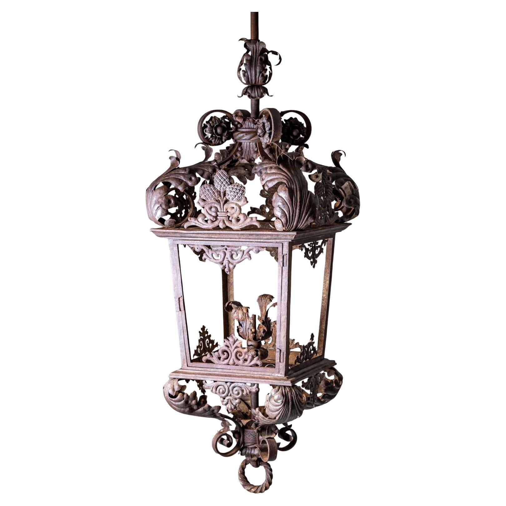 Gran farol de hierro, Italia, S. XIX
