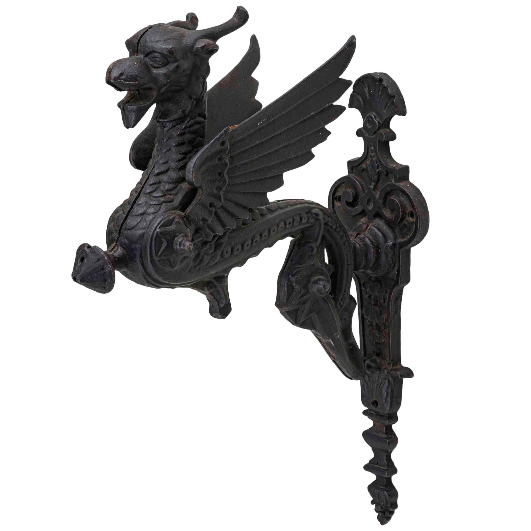  Wall light, Griffin Iron Sconce For Sale
