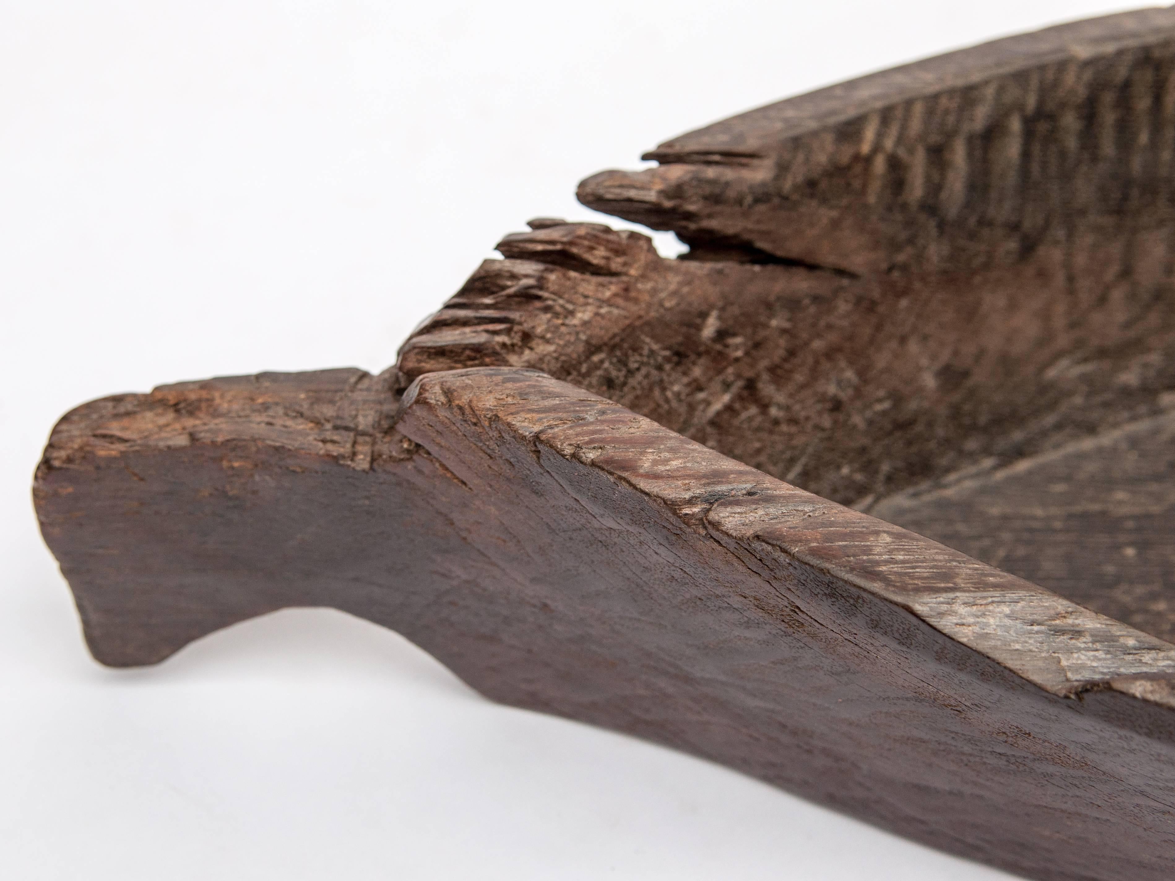 Large Ironwood Trough / Tray from Borneo, Mid-20th Century 10