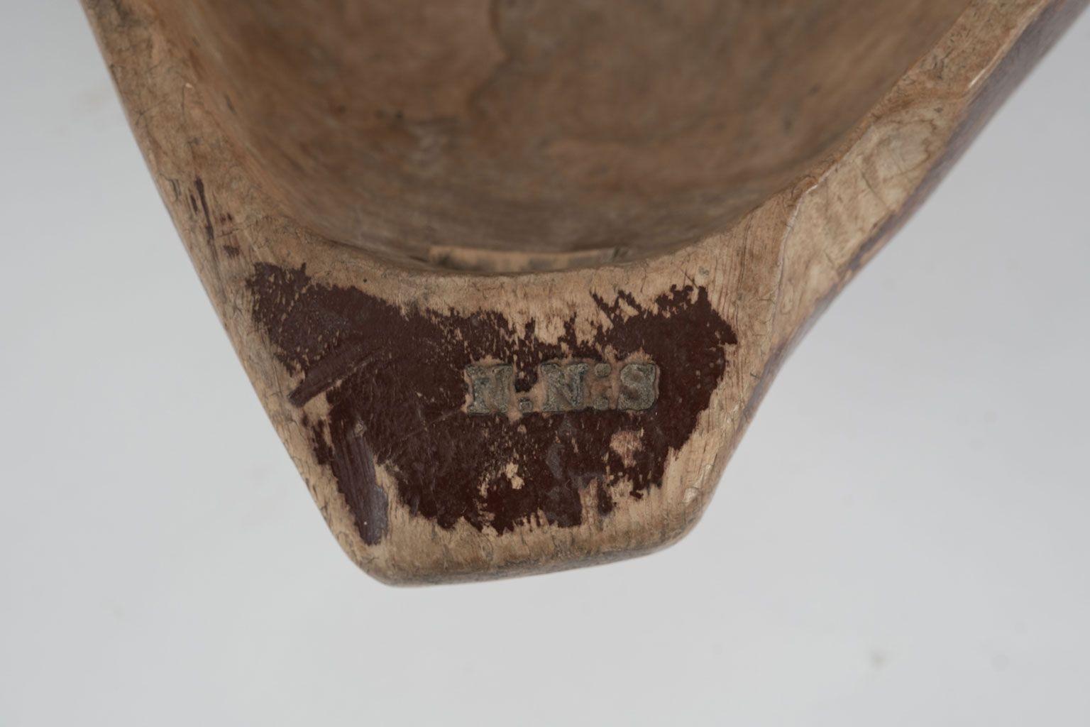 Mid-19th Century Large Irregular-Shaped Swedish Root wood Bowl For Sale