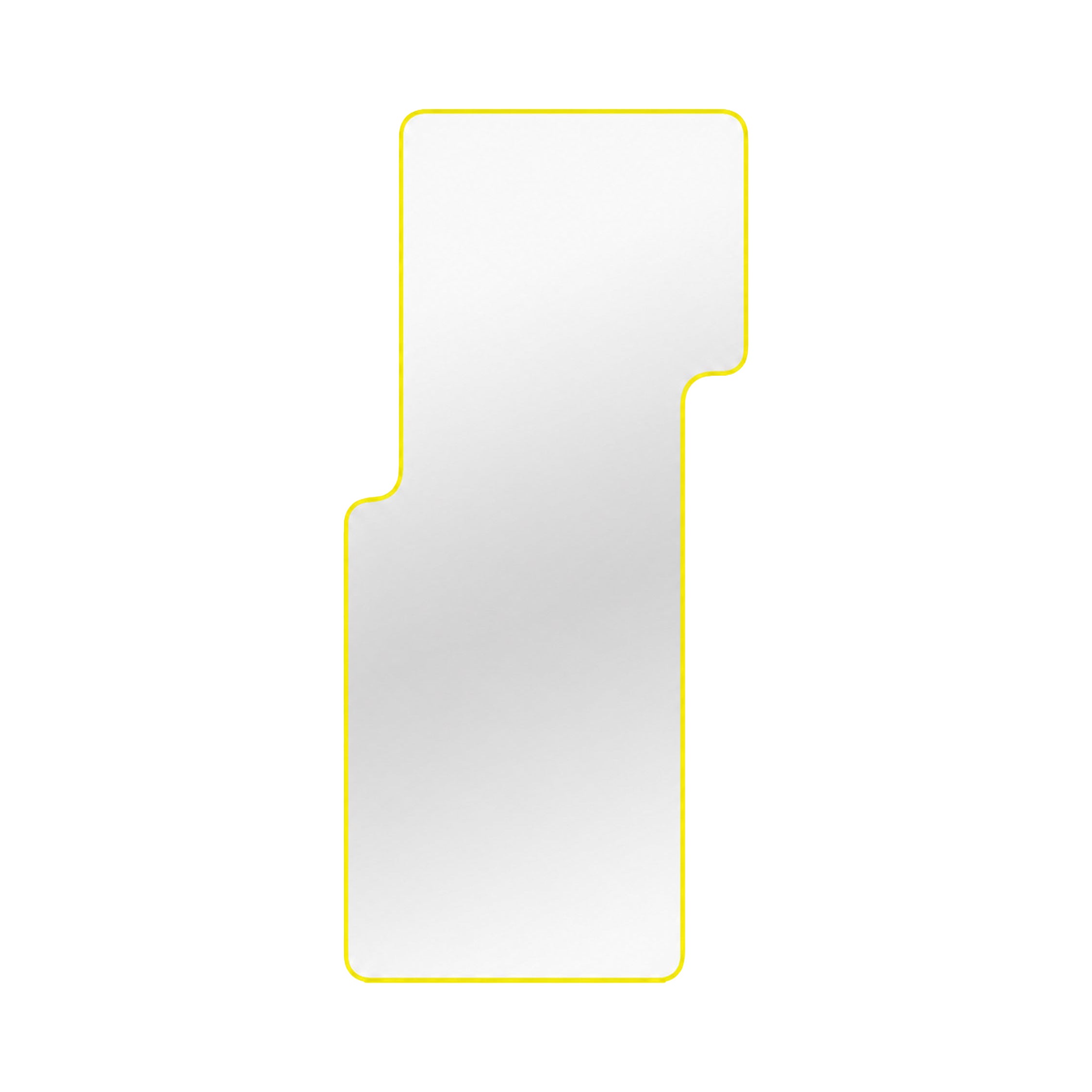 Grand miroir mural de forme irrégulière, couleur personnalisée – Loveself 04 par oitoproducts