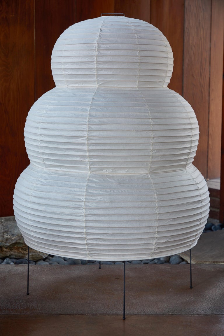 Monumental Isamu Noguchi Akari 25N Floor Lamp at 1stDibs