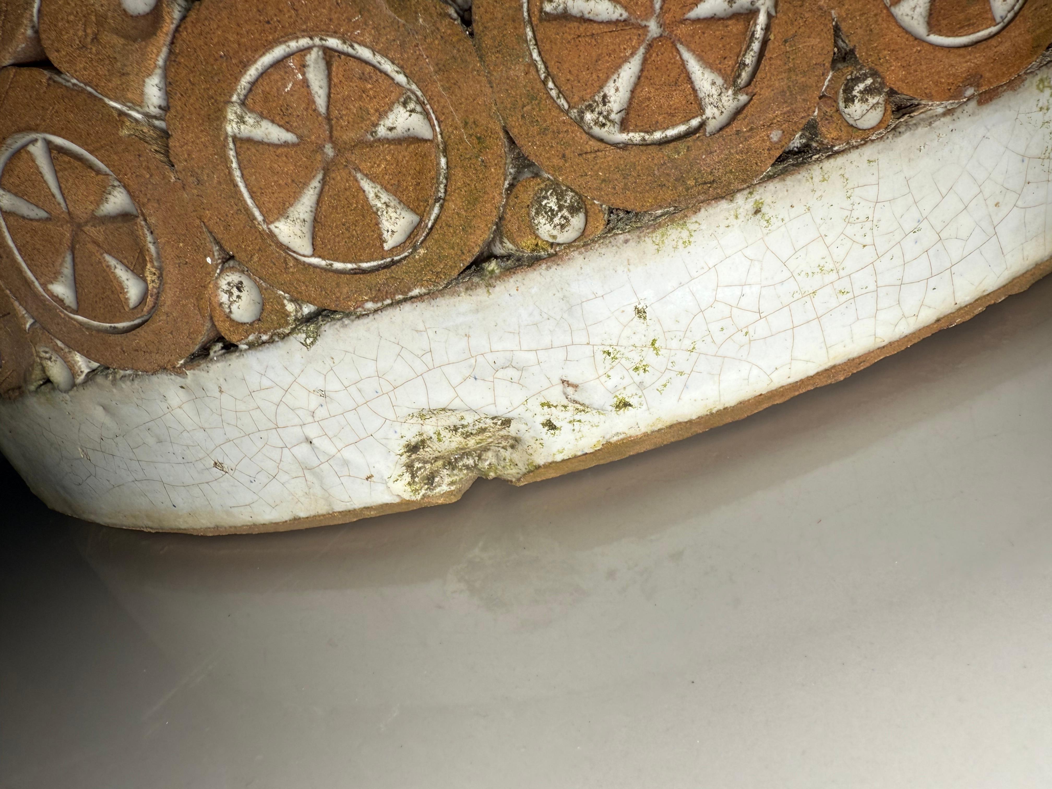 Large Isla Del Sol Stoneware Bowl Planter 5