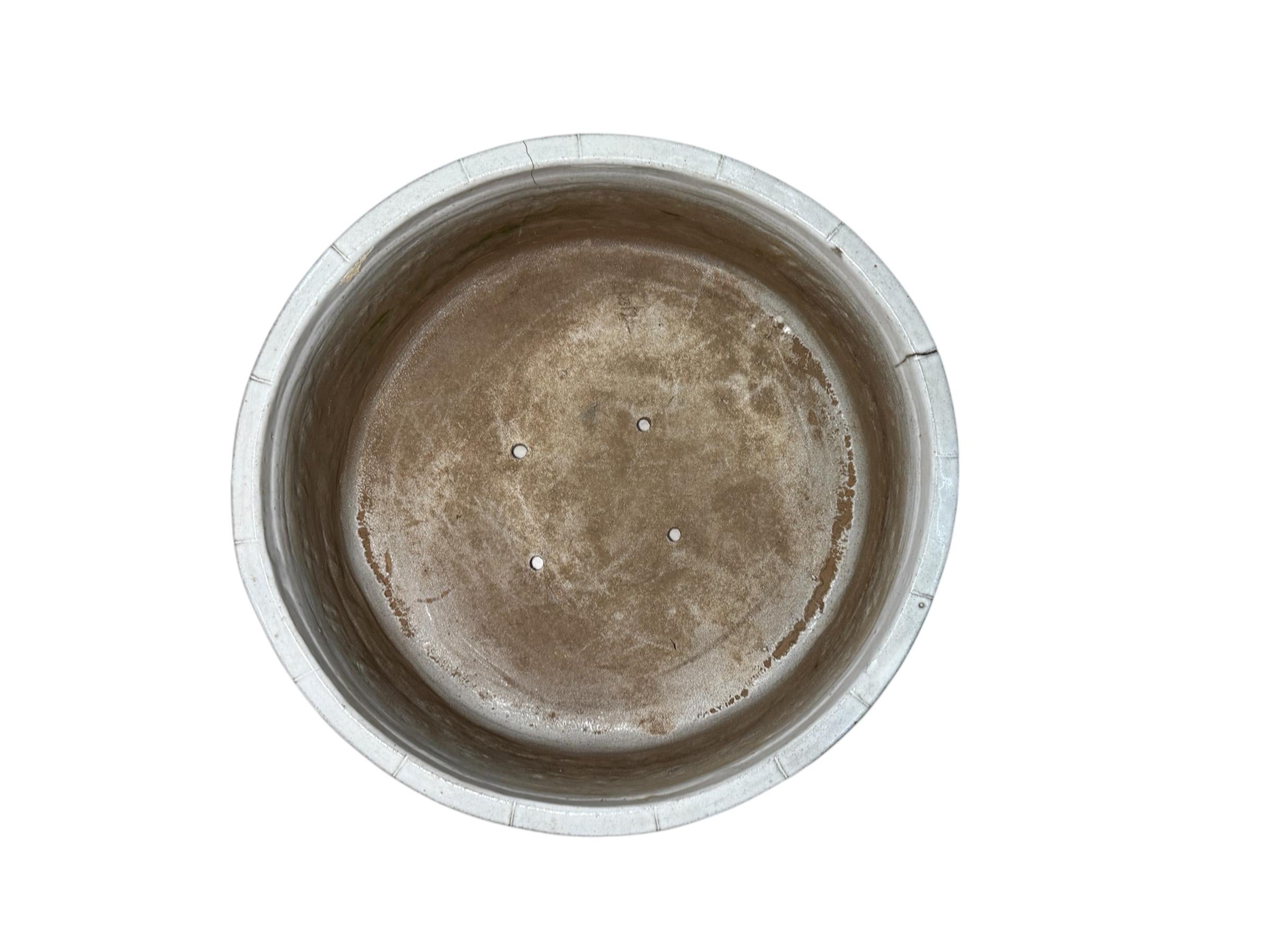Hand-Crafted Large Isla Del Sol Stoneware Bowl Planter