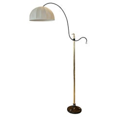 Vintage Large Italian 1960s Floor Lamp With Bird's Head Finial