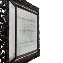 Large Italian 19th Century Carved Mirror