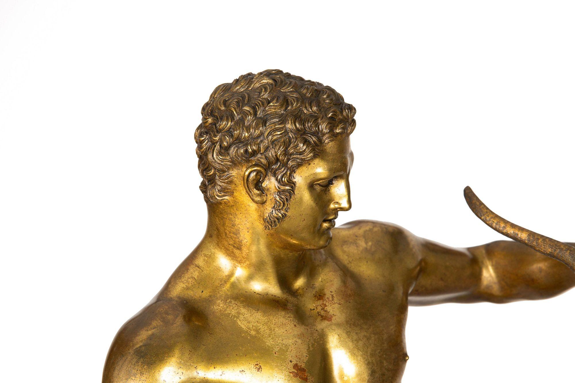 Bronzo Grande scultura in bronzo Grand Tour del XIX secolo 
