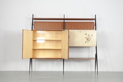 Large Italian 1950s Wall Unit by Silvio Cavatorta