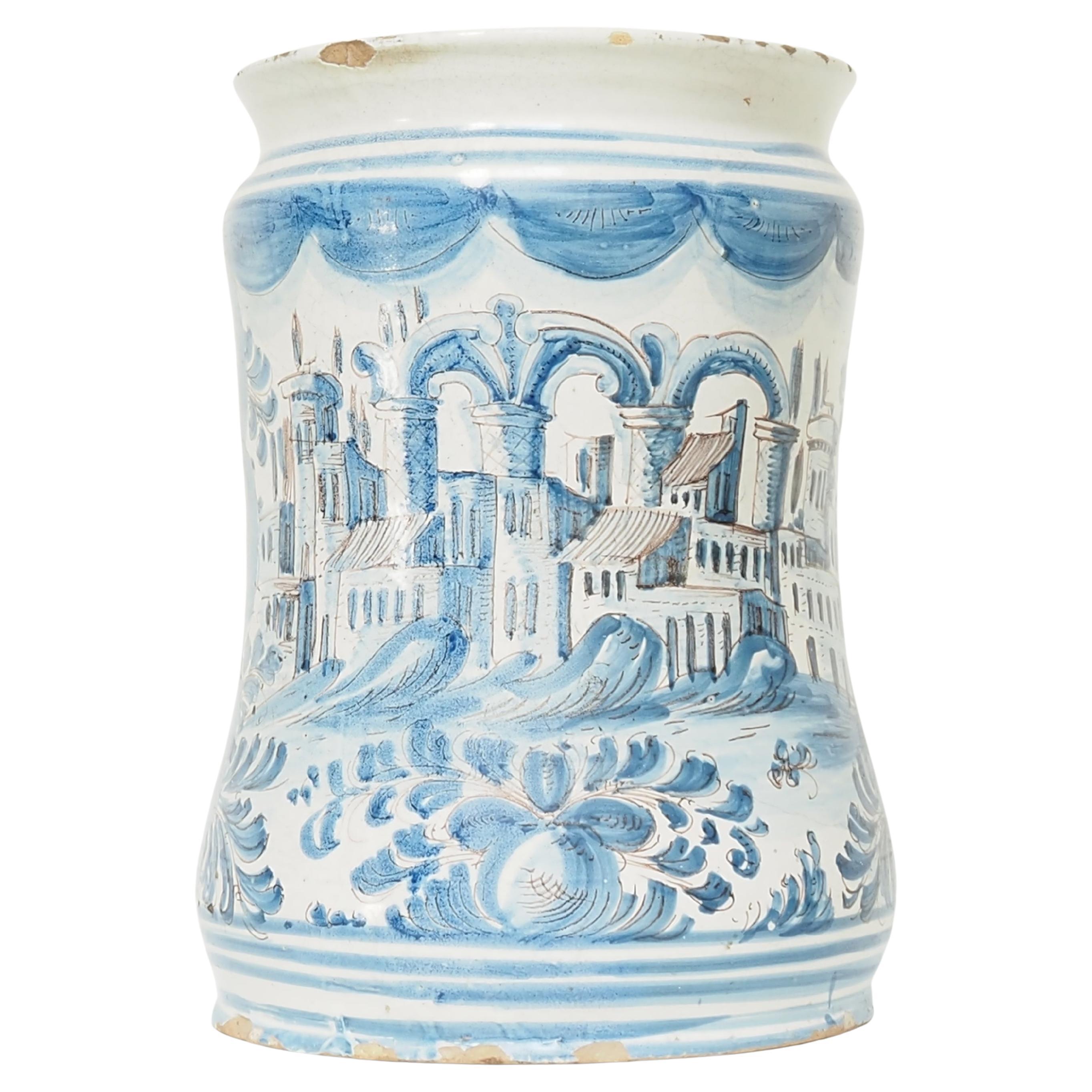Large Italian Albarello, 18th Century For Sale