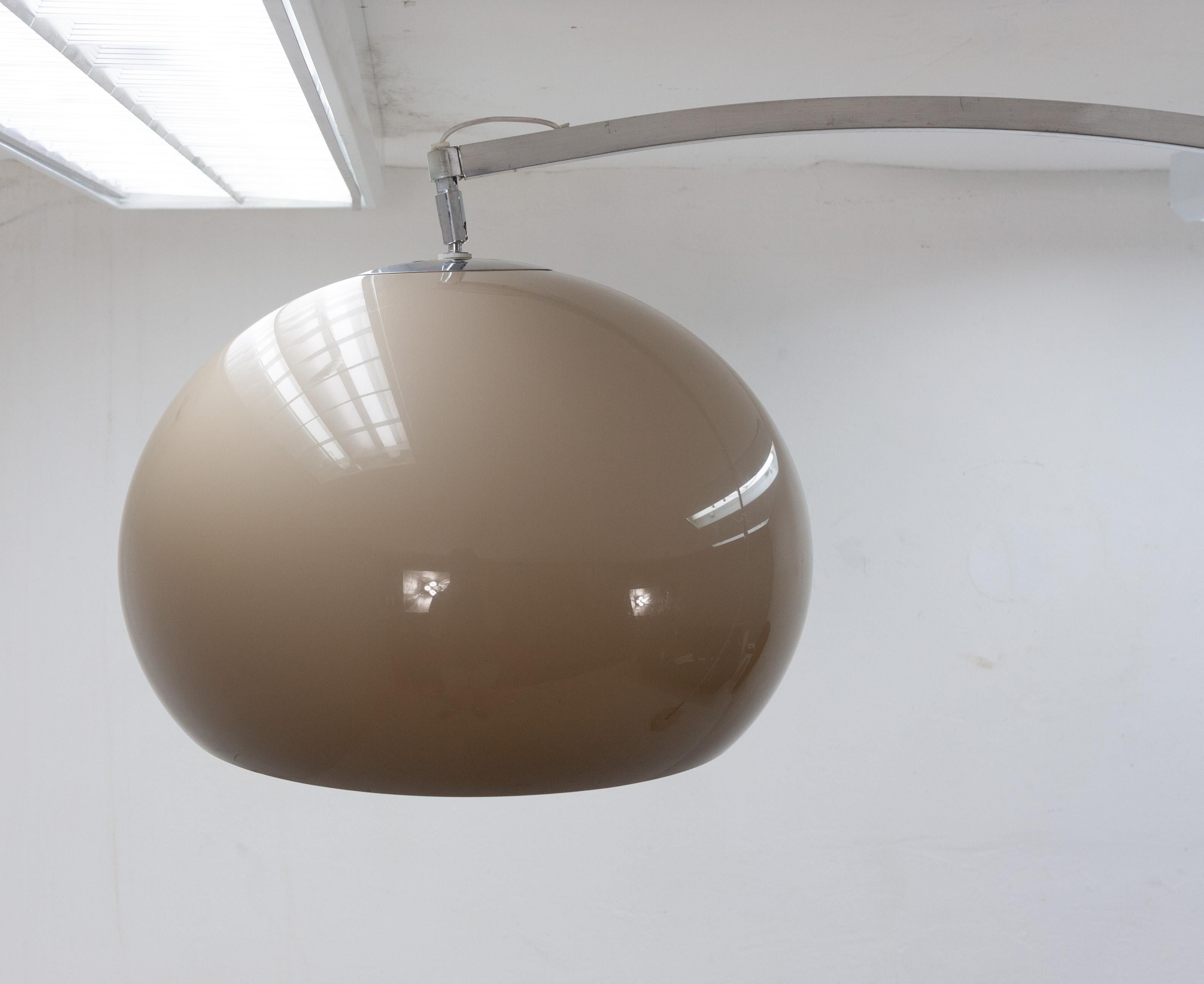 Large Italian Arc Lamp In Good Condition In Den Haag, NL