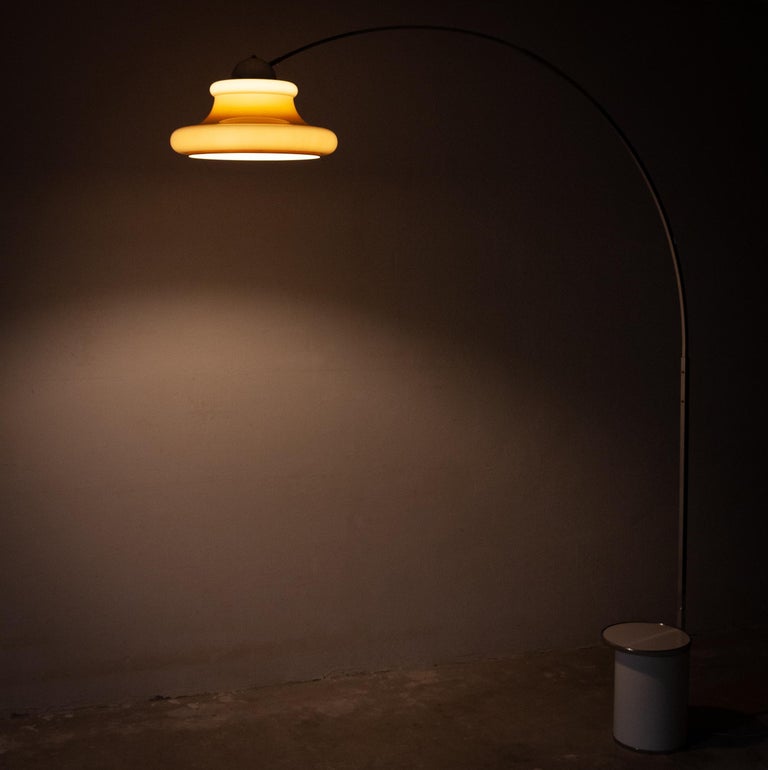 Large Italian Arc Lamp For Sale at 1stdibs