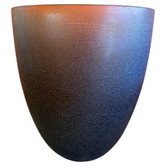 Grande vaso in vetro artistico italiano di Alfredo Barbini per Murano Glass