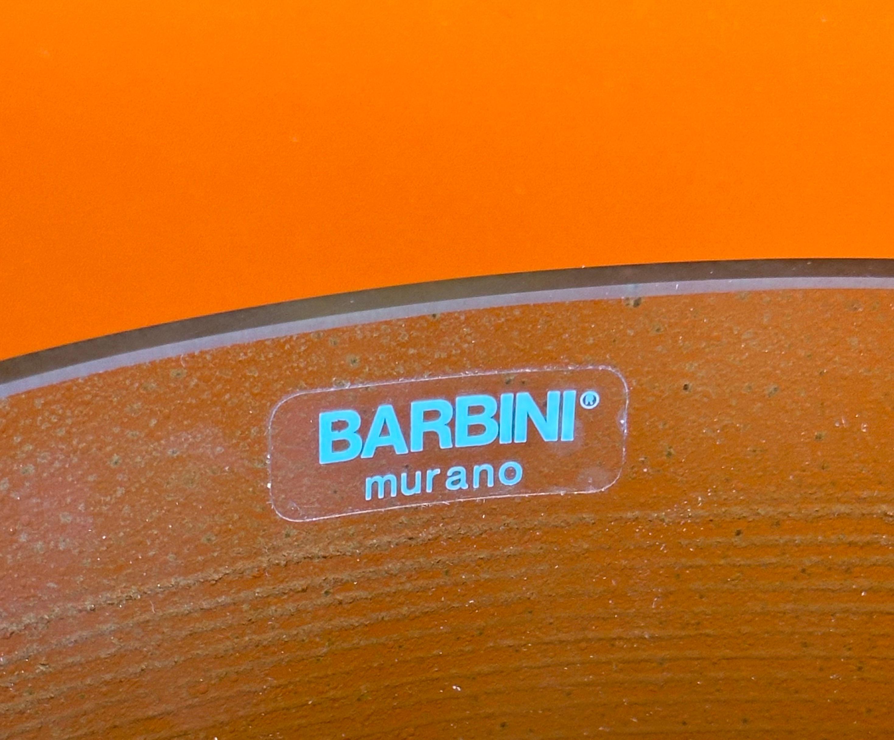 Grande vaso in vetro artistico italiano di Alfredo Barbini per Murano Glass in vendita 1
