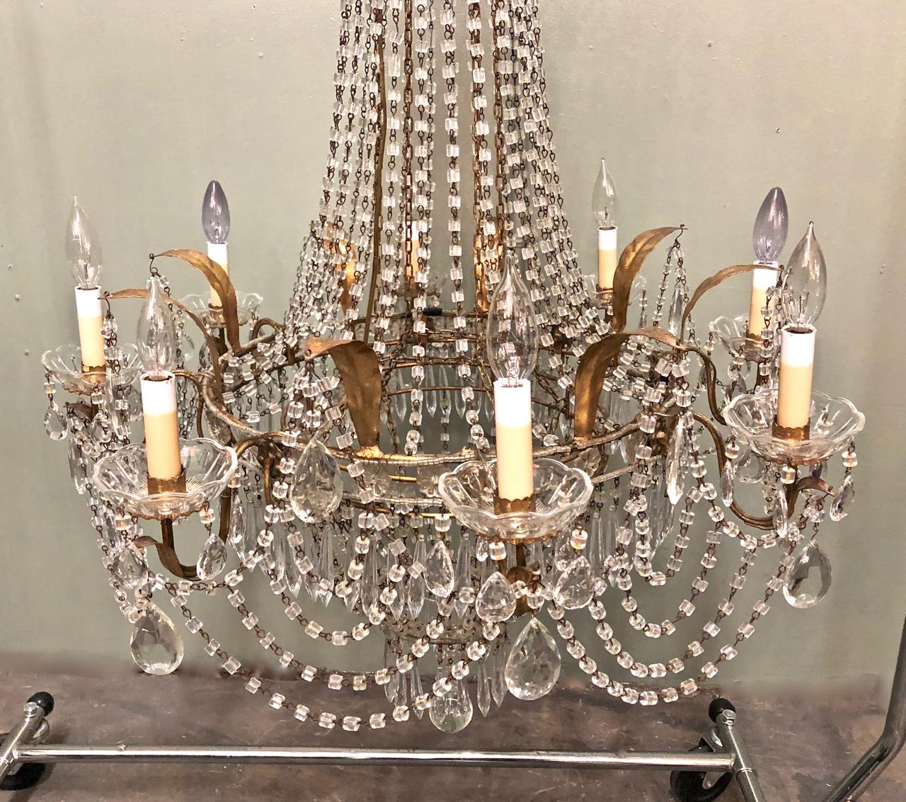 are beaded chandeliers in style