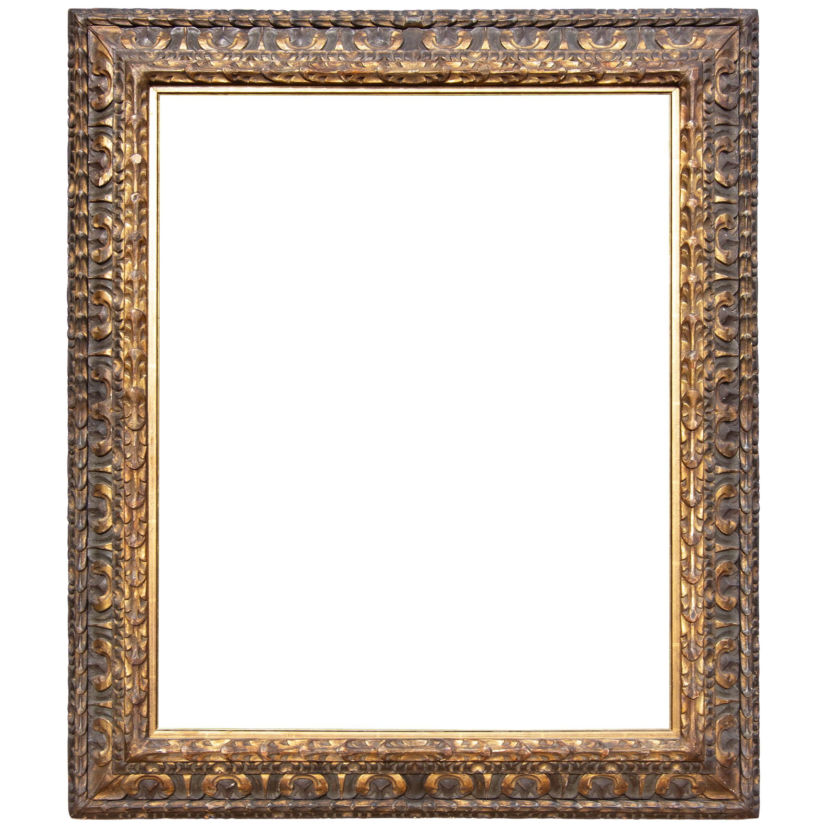 Large Italian Baroque Cassetta Frame