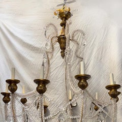 Large Italian Beaded Chandelier