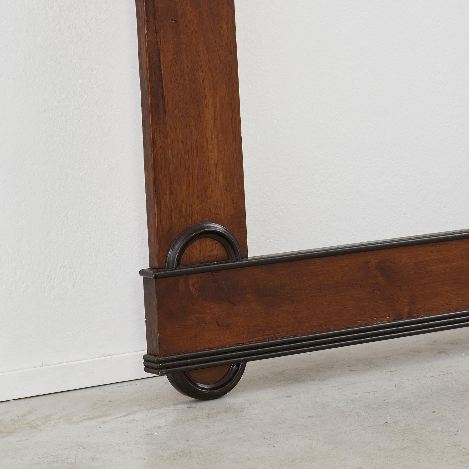 Large Italian Biedermeier arched frame, 1830s In Good Condition For Sale In London, GB