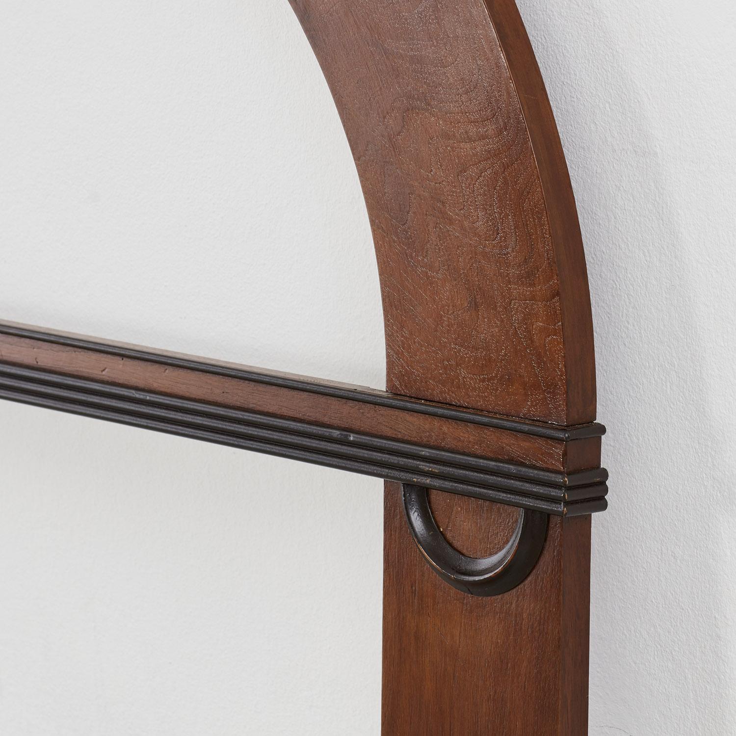 Mid-19th Century Large Italian Biedermeier arched frame, 1830s For Sale