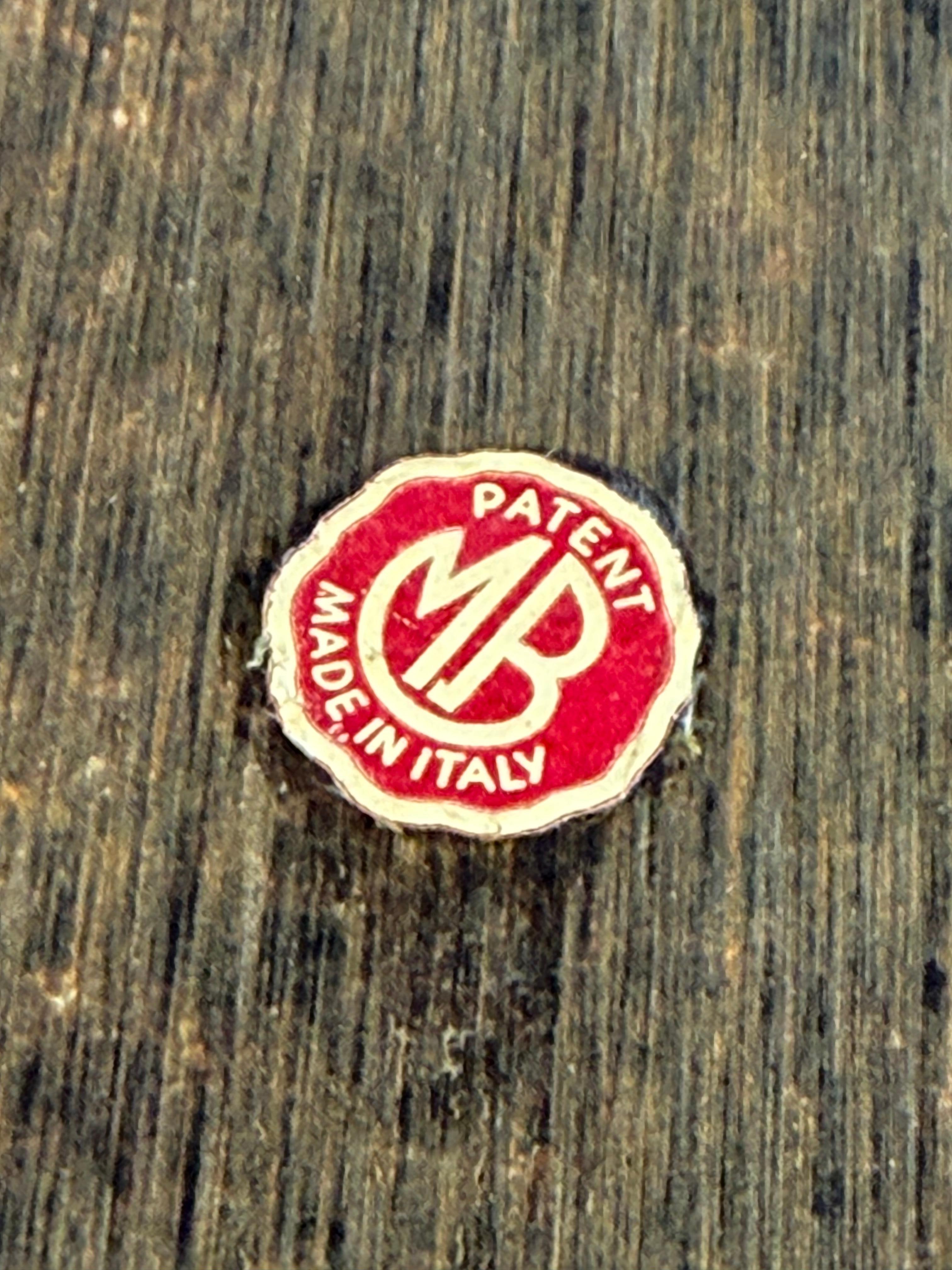 Large Italian Brass and Smoked Mirrored Glass Tray, 1980s en vente 5