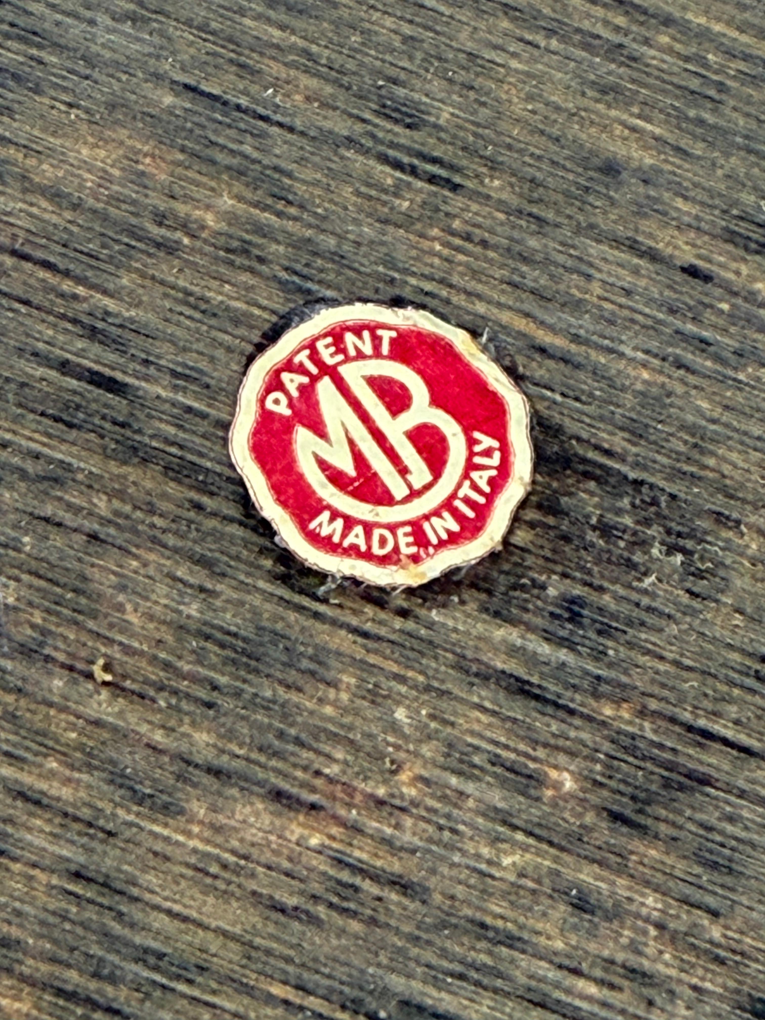 Large Italian Brass and Smoked Mirrored Glass Tray, 1980s en vente 1