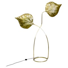 Große italienische Stehlampe aus Messing von Tommaso Barbi