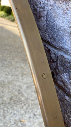 Large Italian Brass Framed Mirror