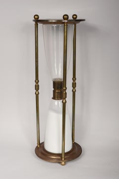 Large Italian Brass Hourglass