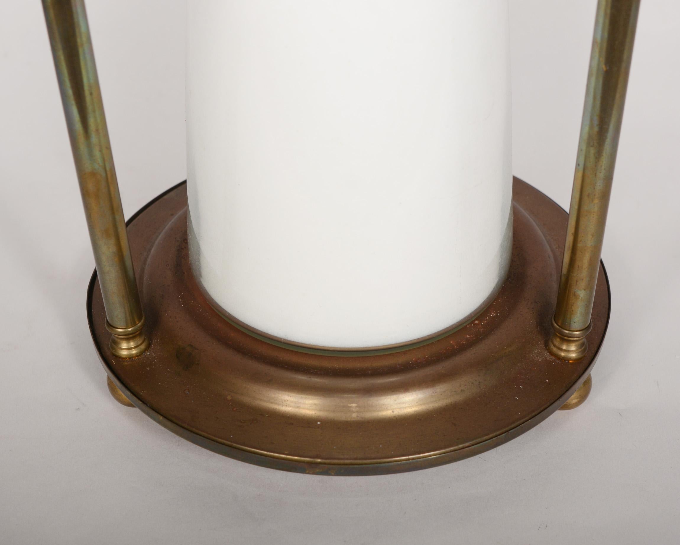 Mid-20th Century Large Italian Brass Hourglass