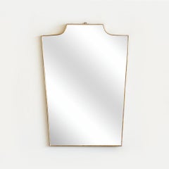 Large Italian Brass Mirror