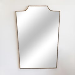 Large Italian Brass Mirror