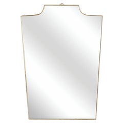 Vintage Large Italian Brass Mirror