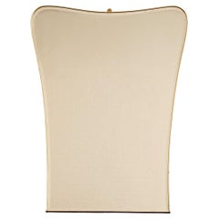 Grande specchio italiano in ottone