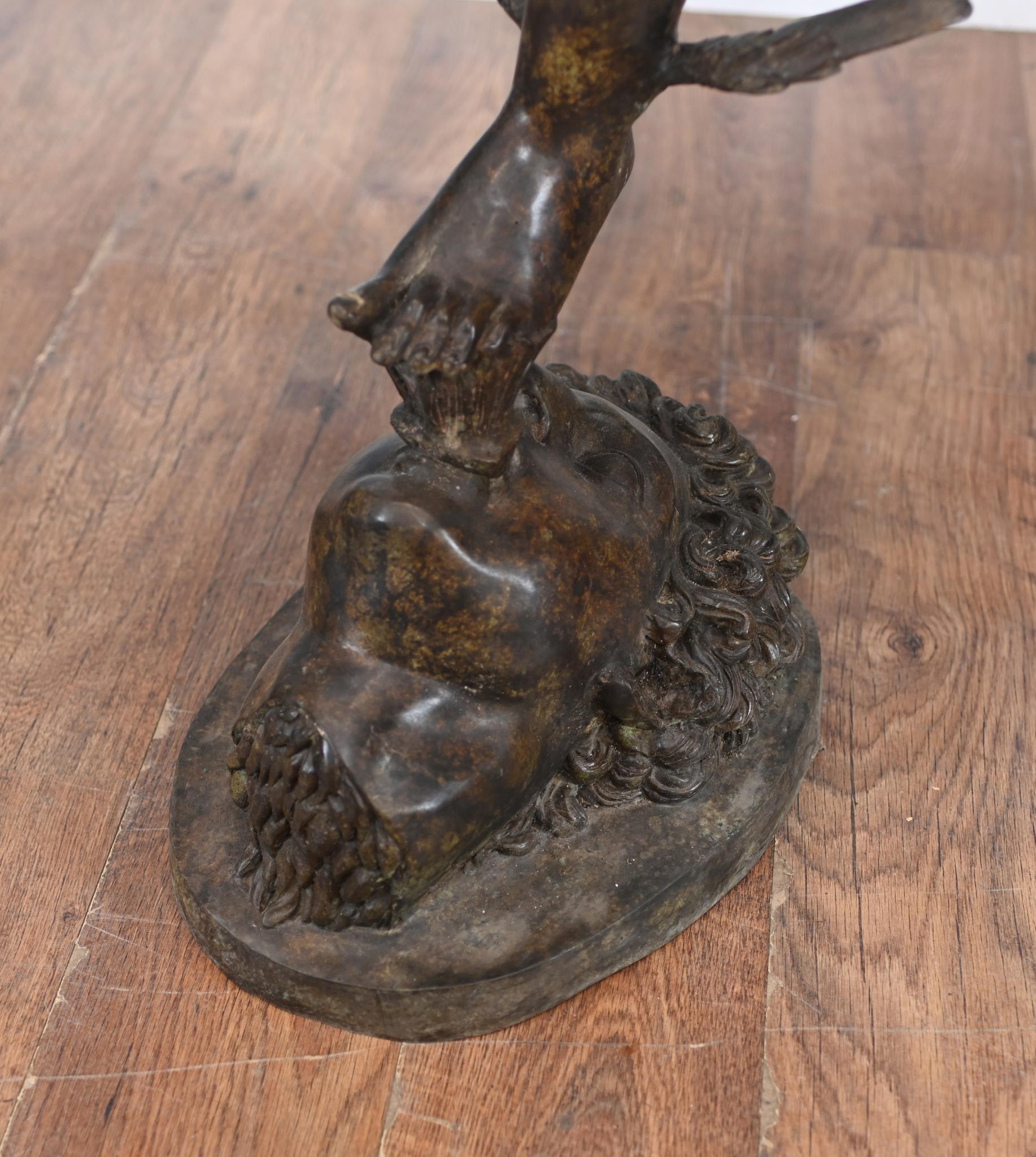 Gran estatua italiana de bronce fundido de Mercurio Hermes de Giambologna en venta 6