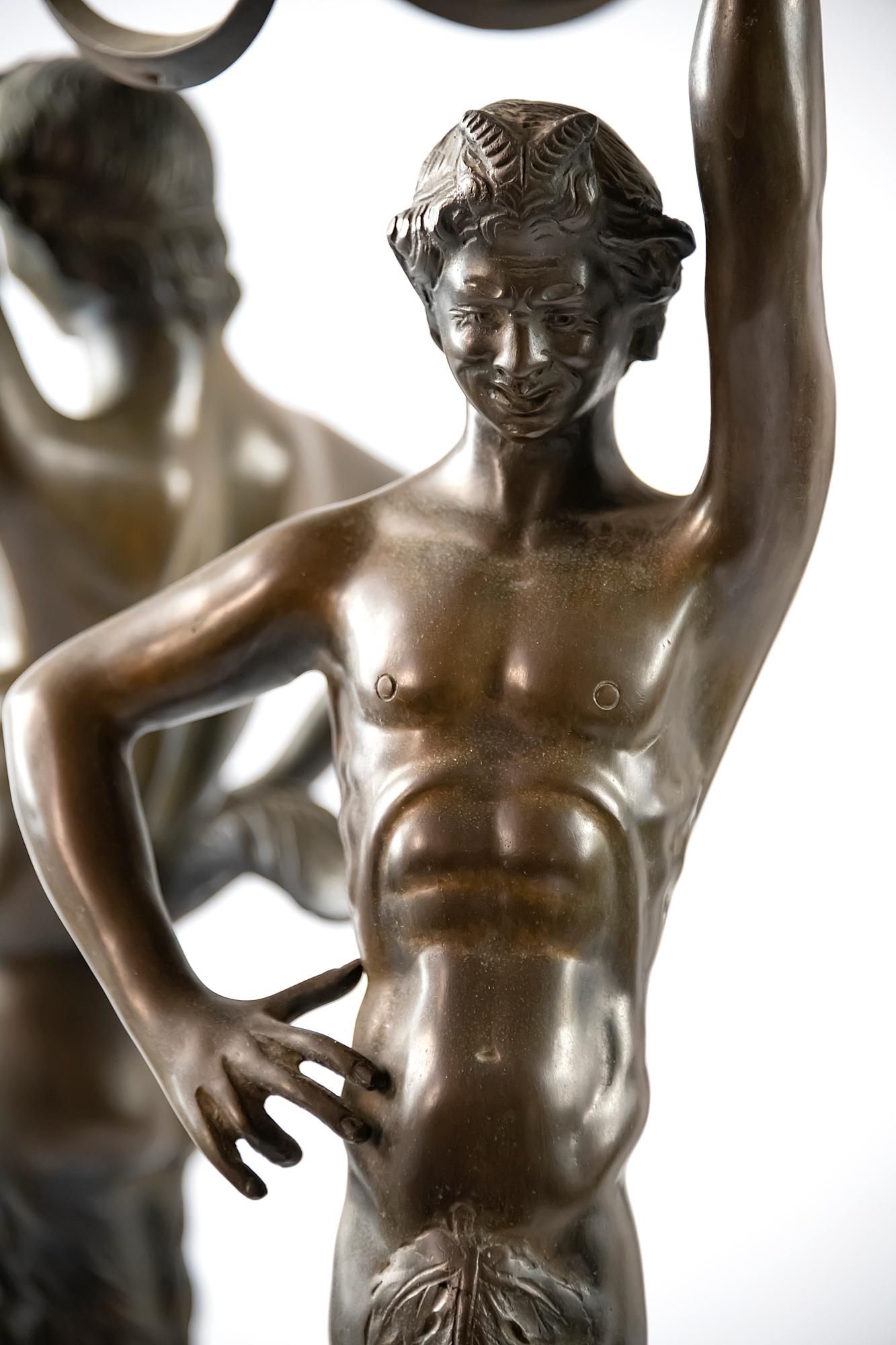 20th Century Large Italian Bronze Sculpture Jardinière / Planter, circa 1950