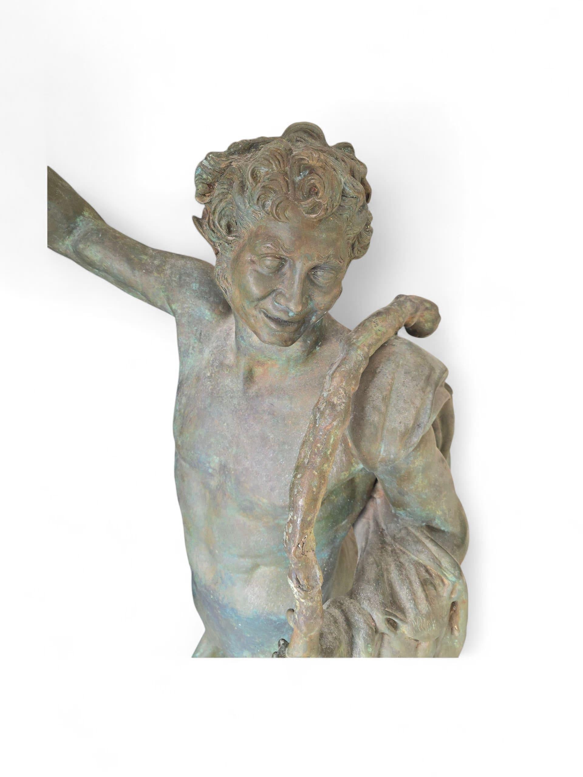 Grande scultura italiana in bronzo di un centauro, circa 1900 in vendita 2