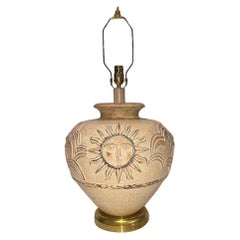 Lampada grande in ceramica italiana