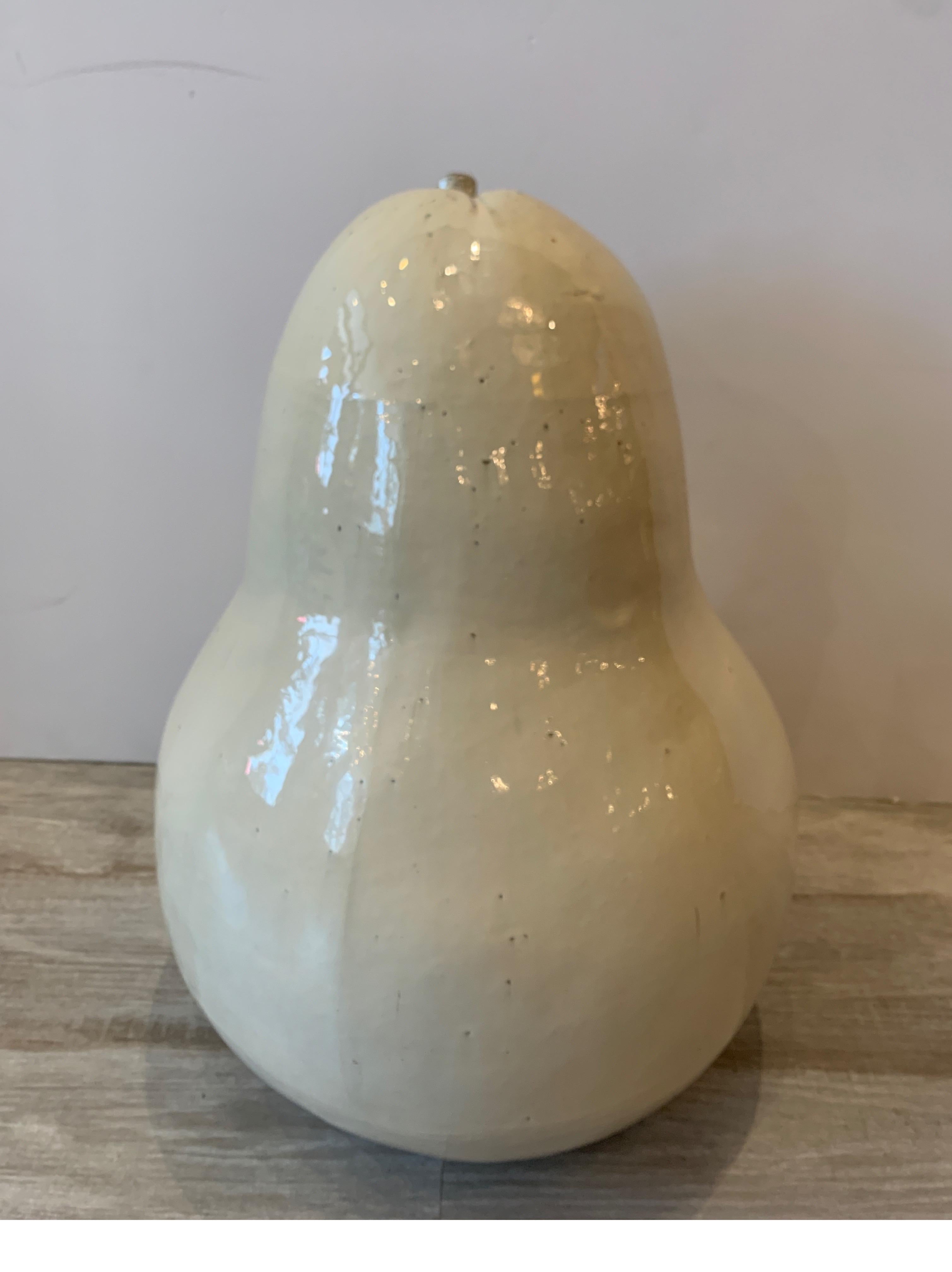 Modern Large Italian Ceramic Pear