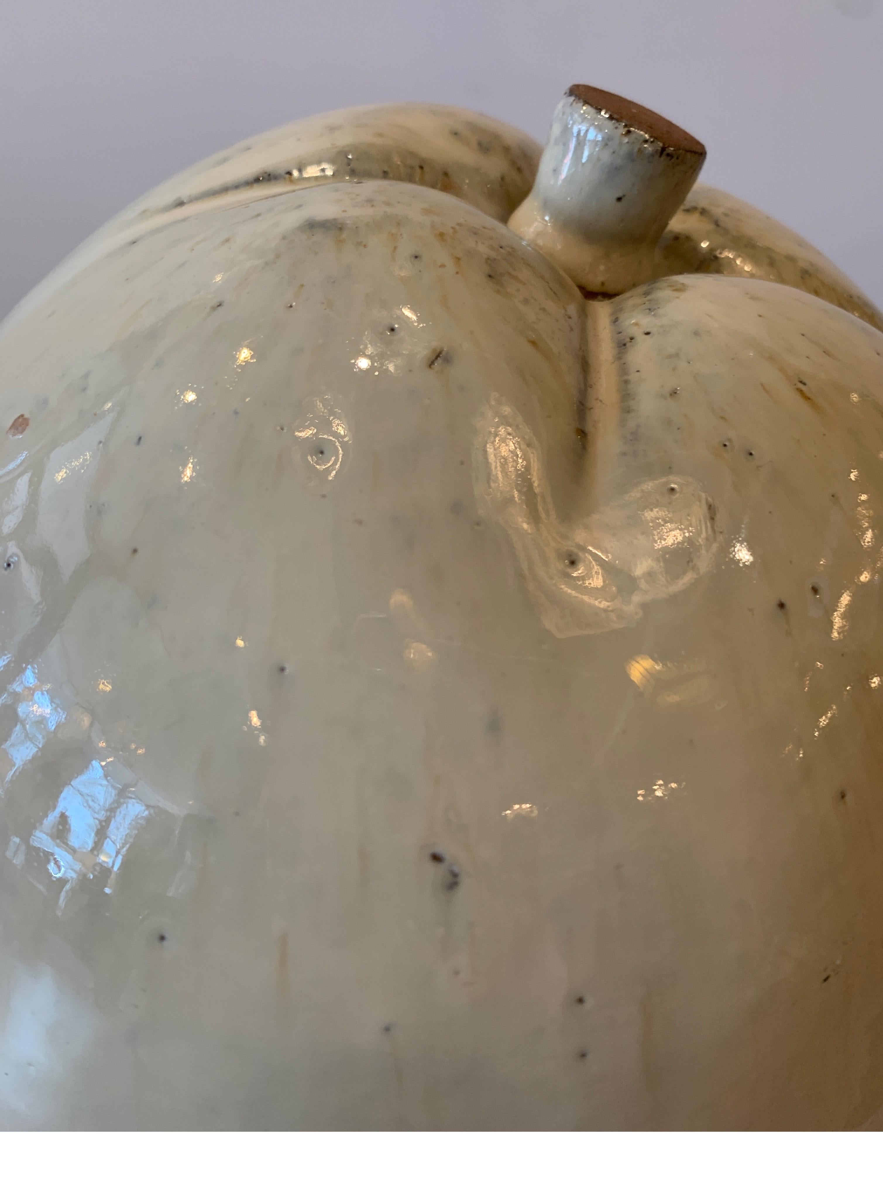 Late 20th Century Large Italian Ceramic Pear