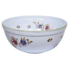 Large Italian Ceramic Salad Bowl